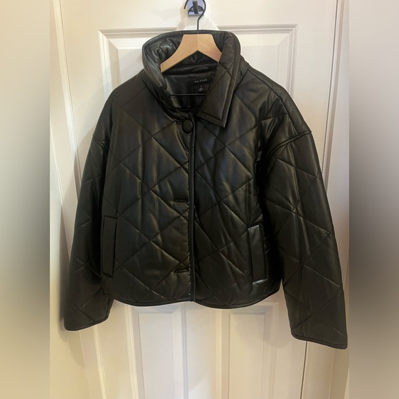 Quilted Pleather Jacket - Picture 2 of 4